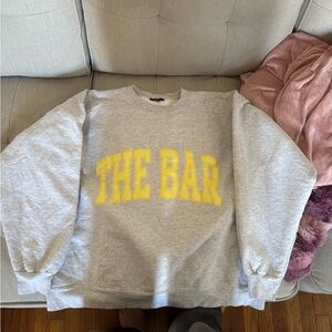 THE BAR ‘Lemonade’ Heather Gray Sweatshirt